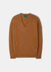 Hampshire Lambswool Jumper in Gazelle