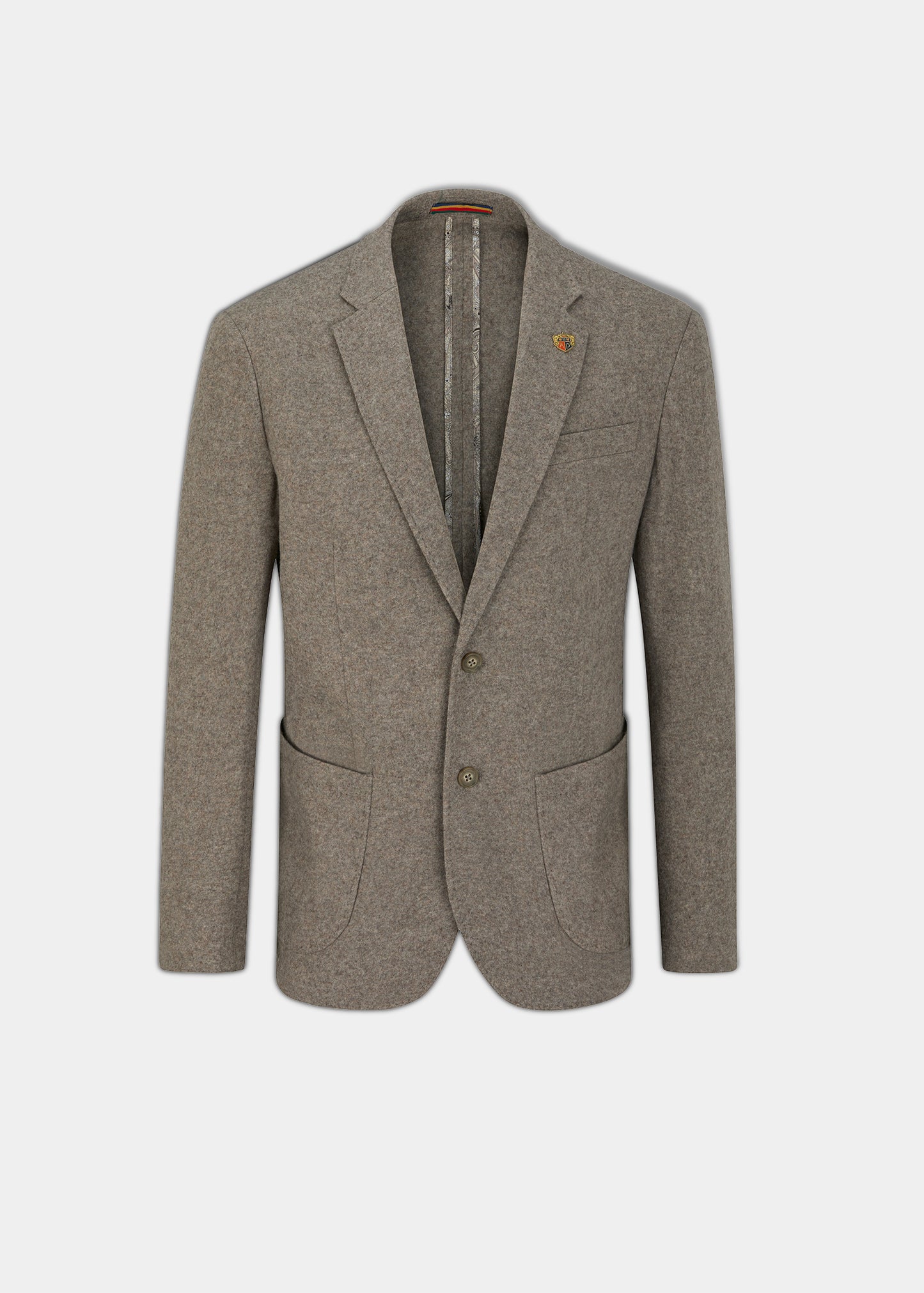 Richmond Men's Knitted Blazer In Oat