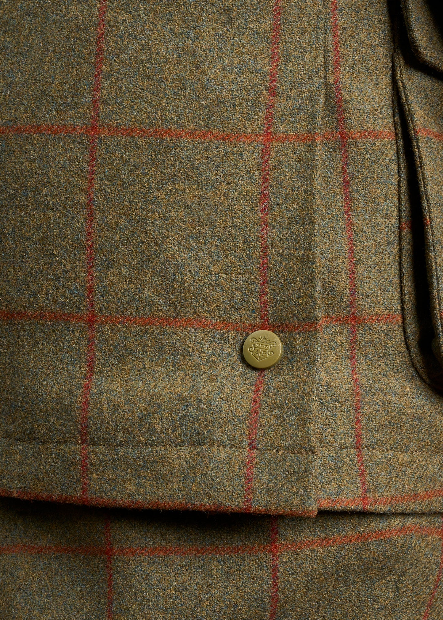 Combrook Men's Waterproof Tweed Coat In Reed