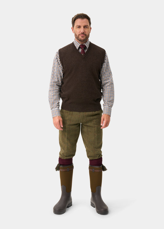Rutland Men's Tweed Water Repellent Shooting Breeks in Oakley - Regular Fit