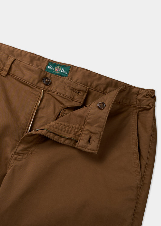 Men's Chino Trousers in Brown