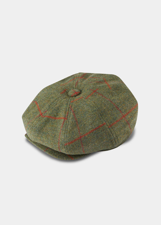 Combrook Men's Tweed Bakerboy Cap In Reed