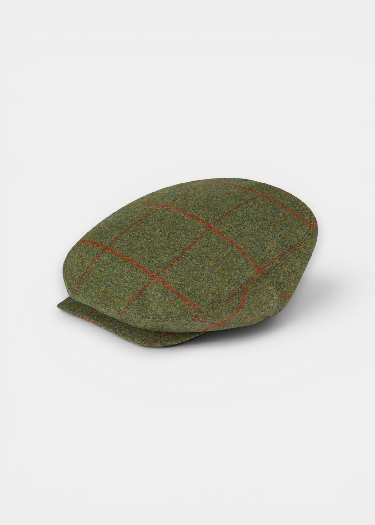 Combrook Men’s Tweed Waterproof Balmoral Cap in Reed, regular fit, shown on a plain white background.