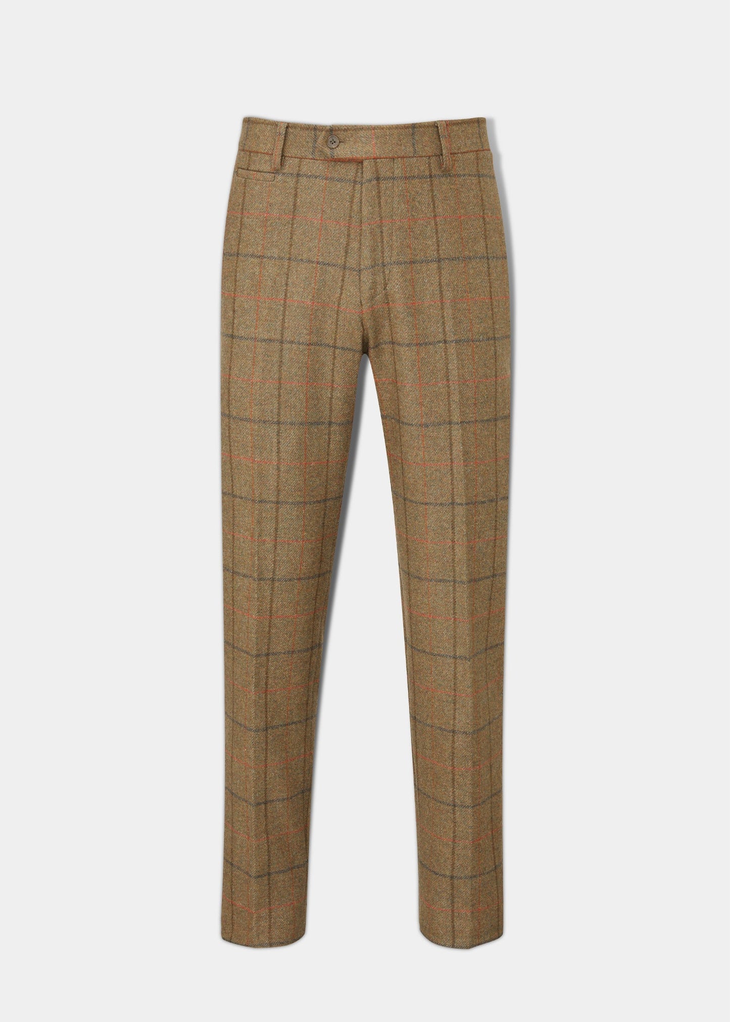 Combrook Men's Tweed Trousers In Thyme - Regular Fit
