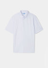 Shalford Performance Polo Shirt with Blue Print Design