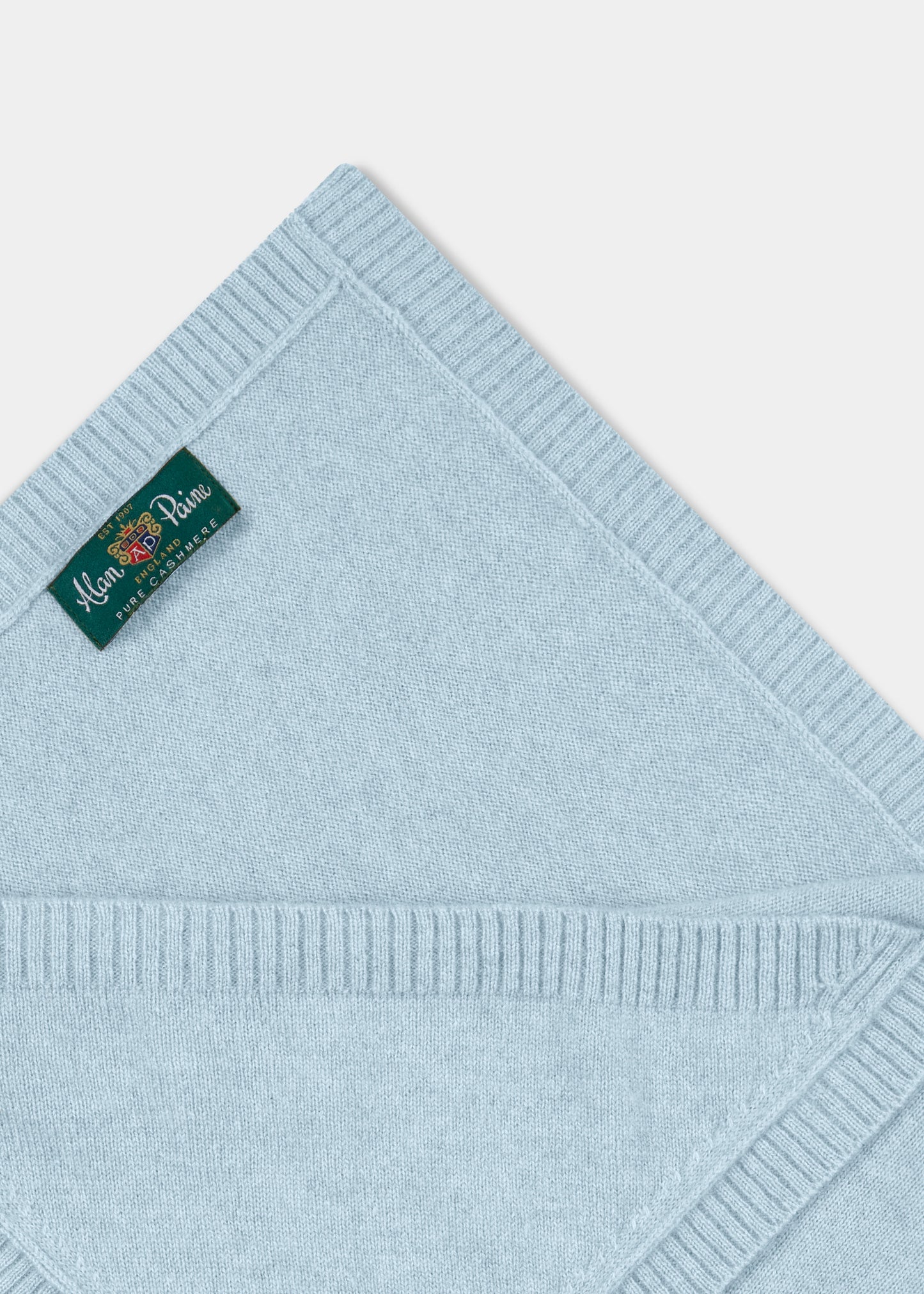 Cashmere Baby Blanket - Baby Blue