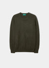 Dorset Men's Lambswool Jumper in Seaweed - Classic Fit