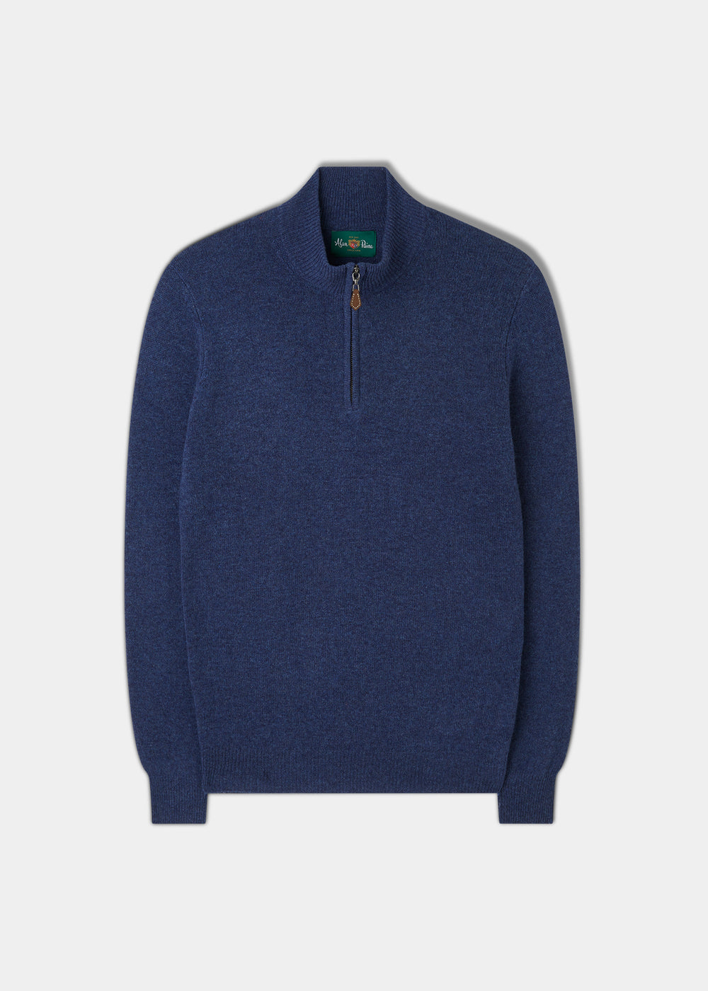 Sutherland Lambswool 1/4 Zip Jumper in Rhapsody