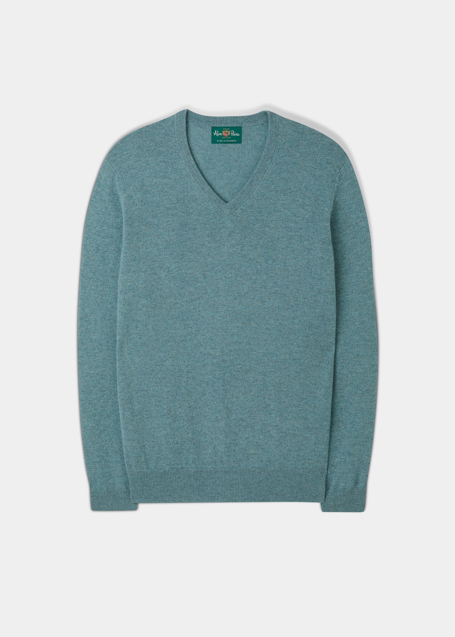 Haddington Cashmere Jumper in Caspian