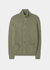 Men's Lambswool Buttoned Jumper In Orchard 