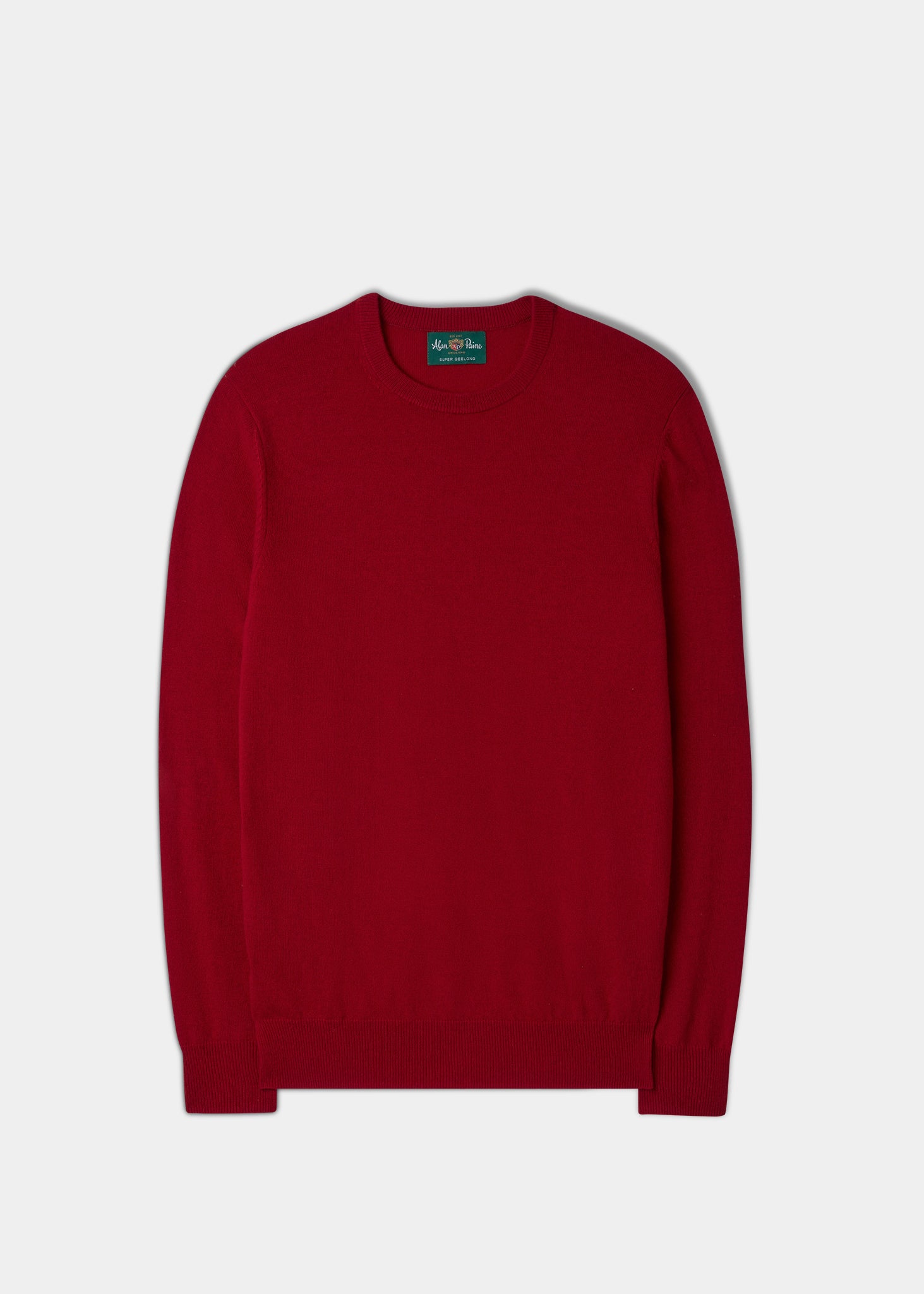 Men's Geelong Lambswool Crew Neck Jumper In Aztec