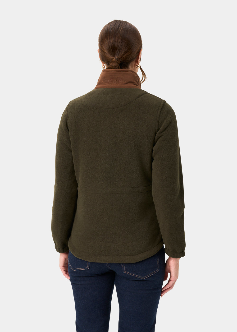 Aylsham Ladies Fleece Jacket In Green - Regular Fit