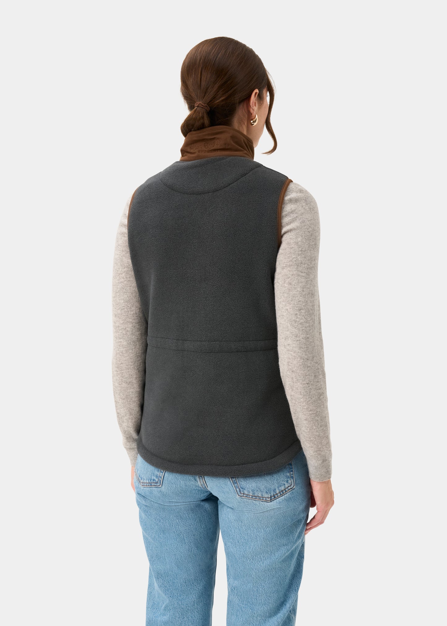 Aylsham Ladies Fleece Gilet In Gunmetal - Regular Fit