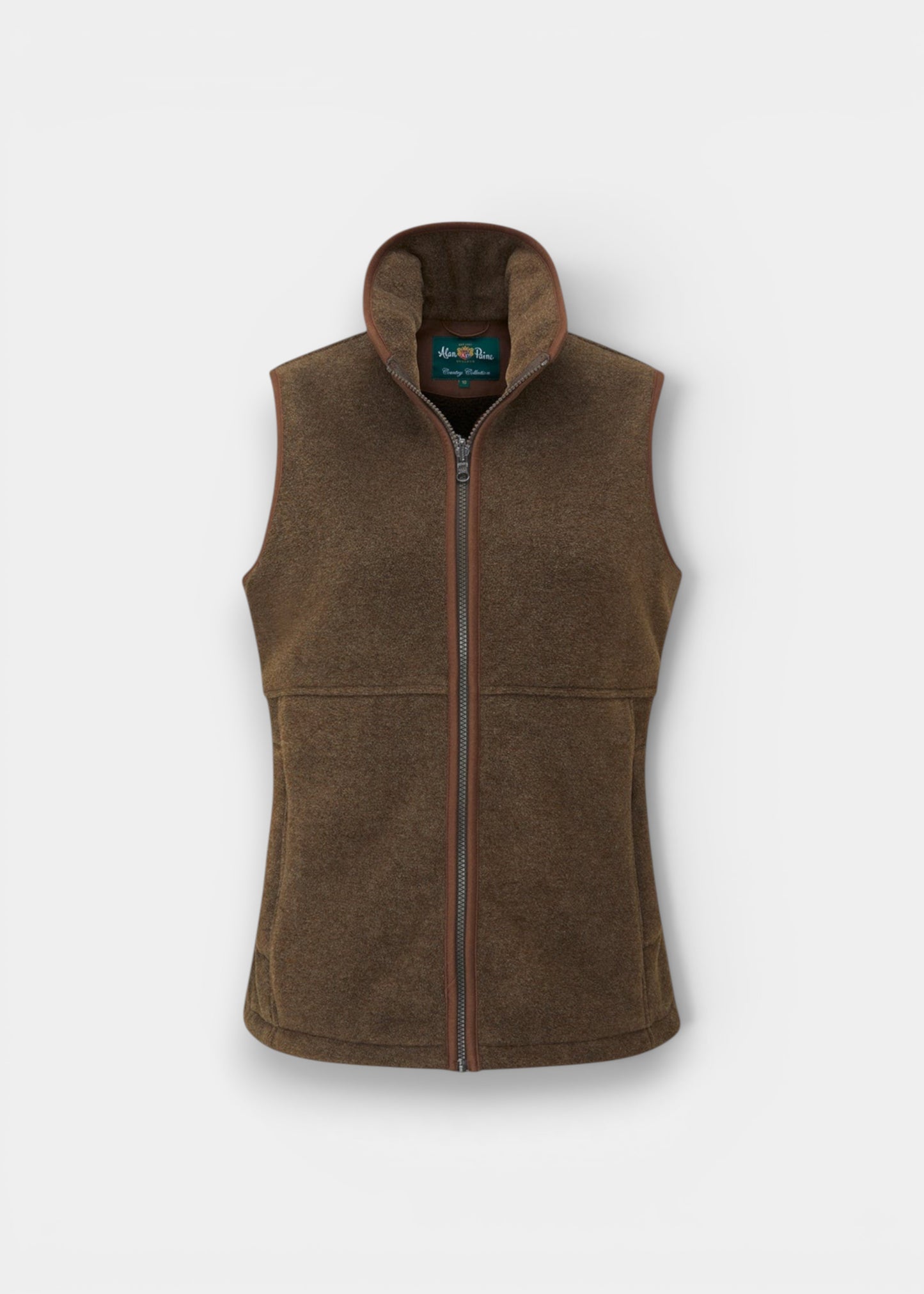 Aylsham Ladies Fleece Gilet In Pecan - Regular Fit