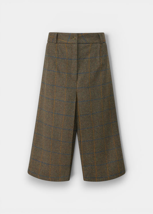 Surrey Ladies Tweed Water Repellent Culottes in Seabrook  -  Regular Fit