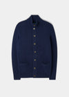 Landford Men's Lambswool Buttoned Jumper In Rhapsody