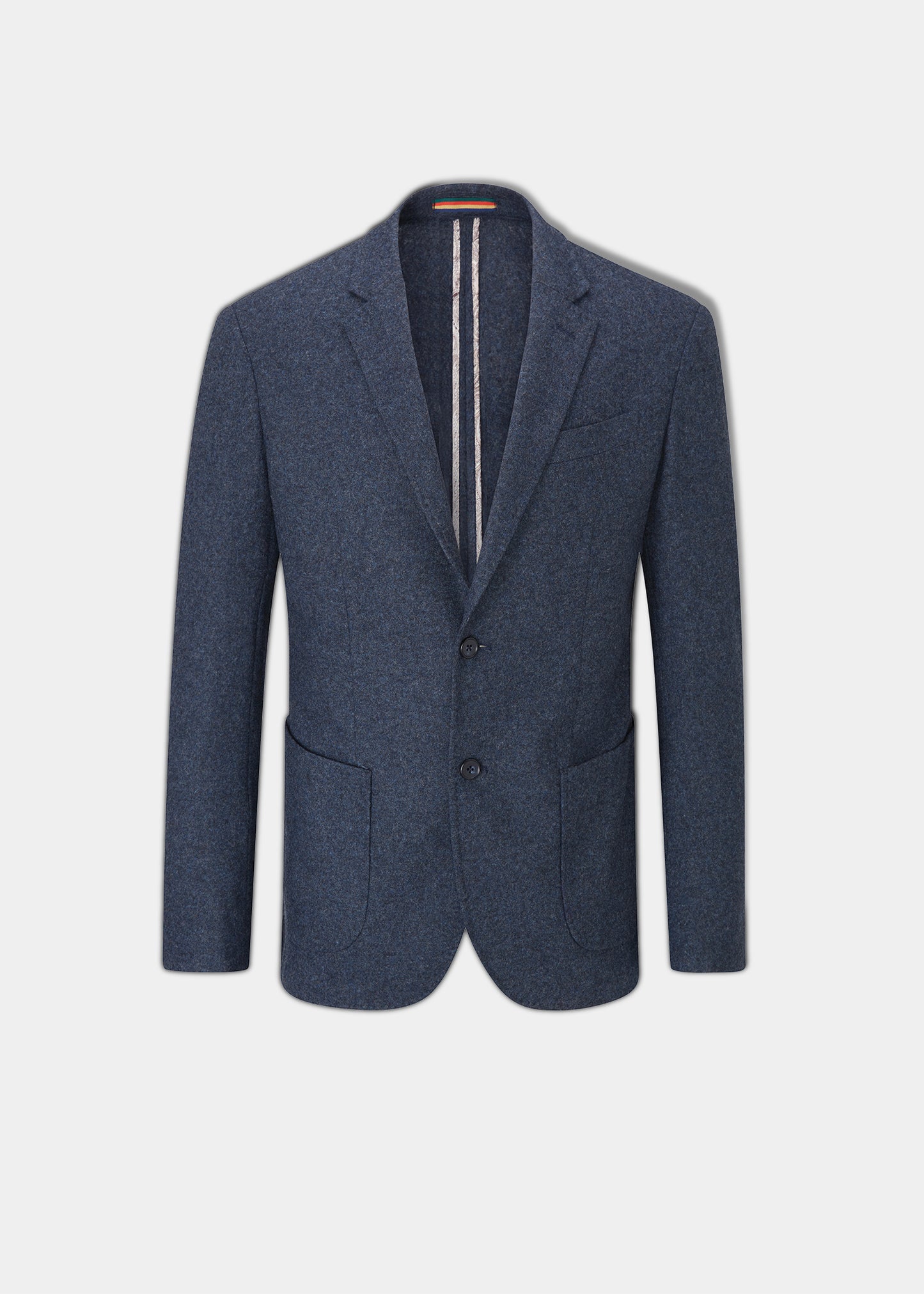 Richmond Men's Knitted Blazer In Navy