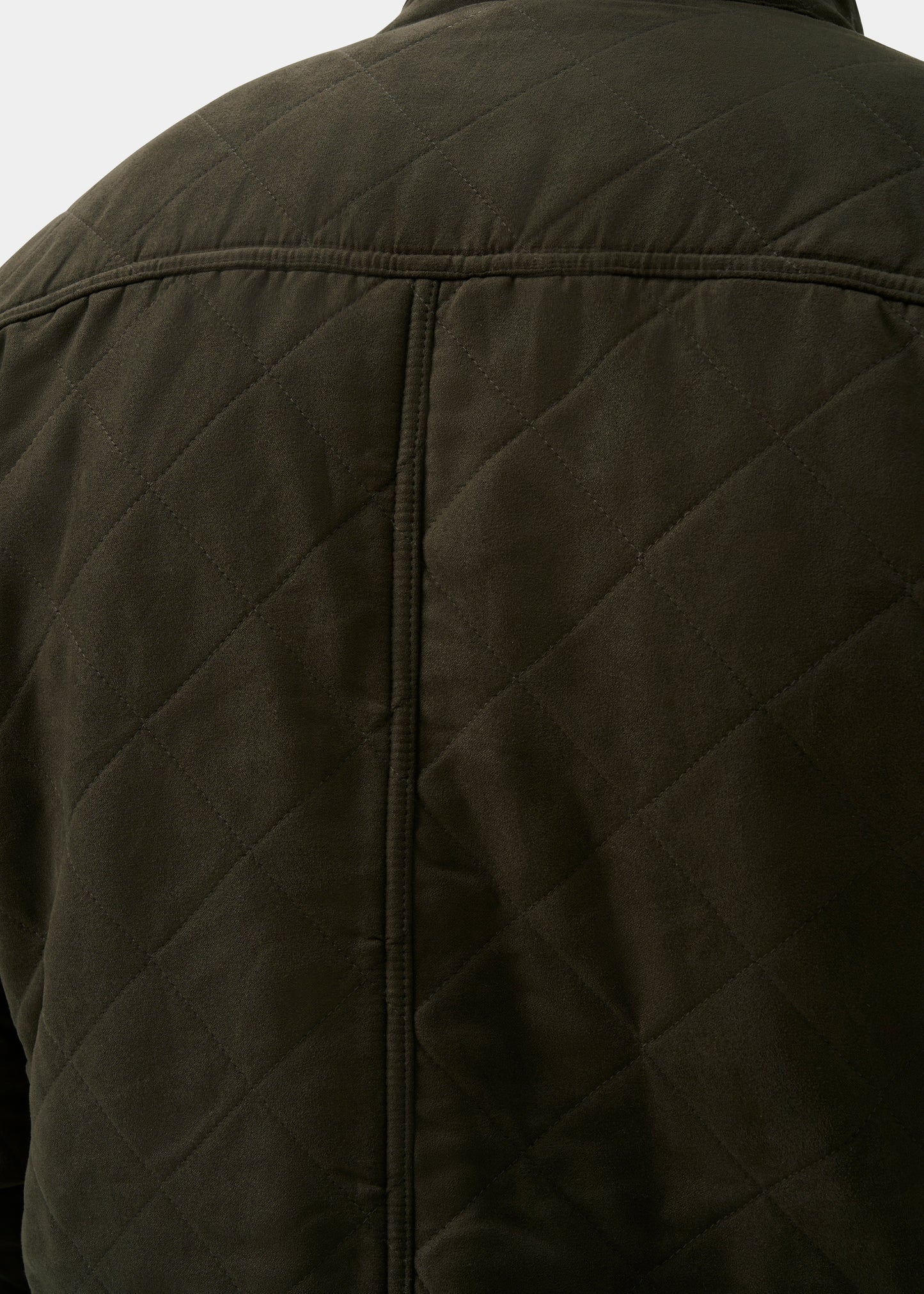 Felwell Men's Quilted Jacket In Olive - Regular Fit