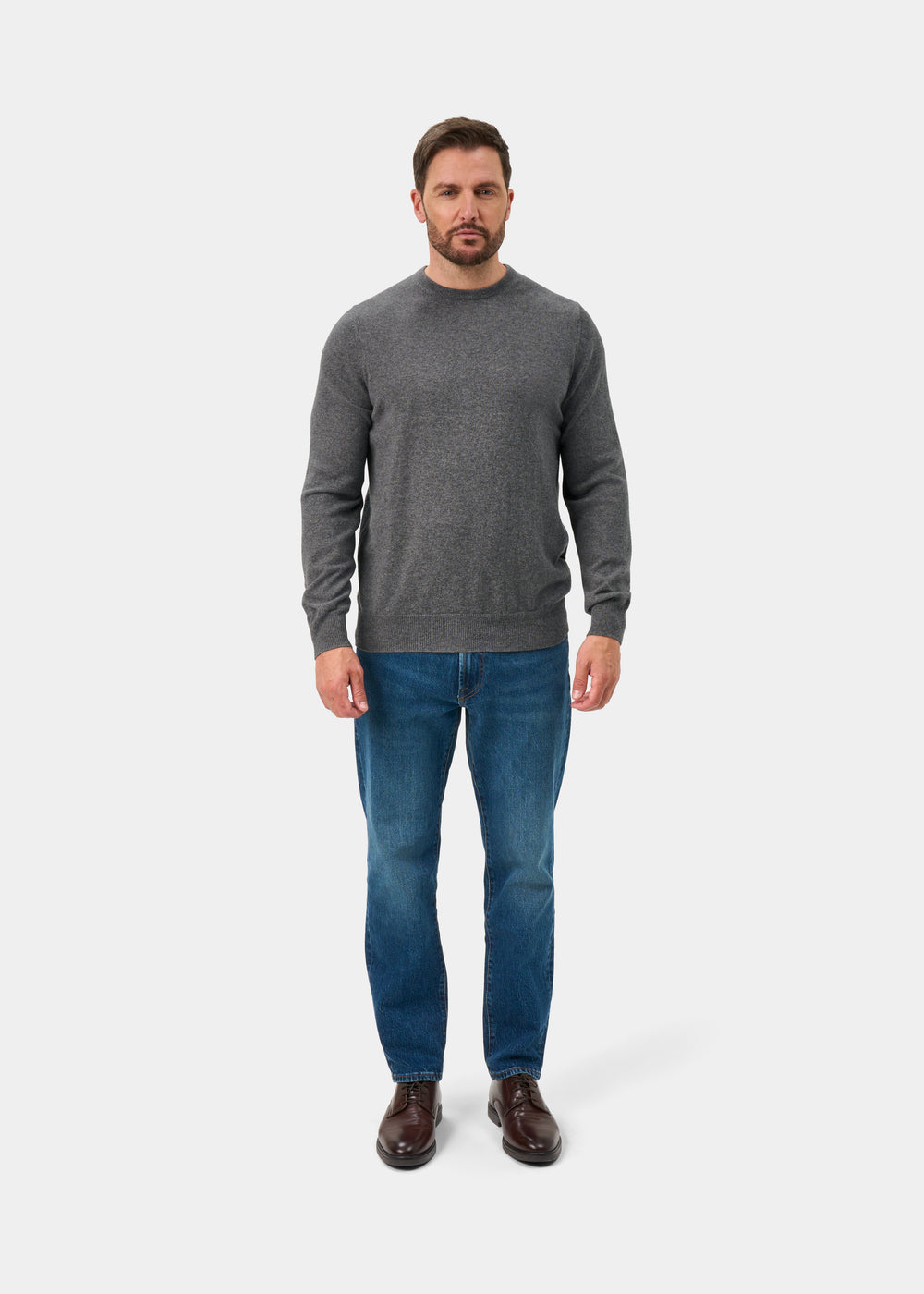 Melfort Cashmere Jumper in Derby - Regular Fit
