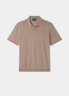 Men's Cotton Short Sleeve Jumper in Brown