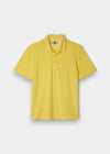 Weymouth Washed Effect Polo Shirt In Lemon