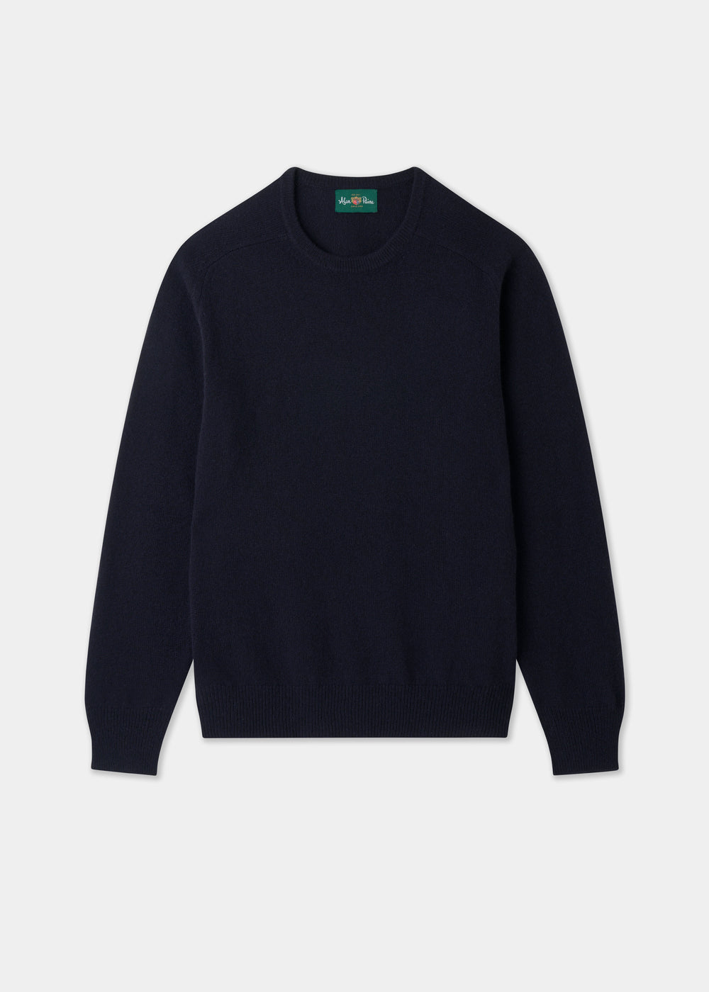 Men's Lambswool Crew Neck Jumper in Navy