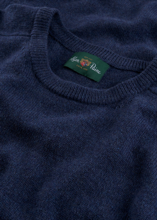 Men's Lambswool Crew Neck Jumper in Rhapsody
