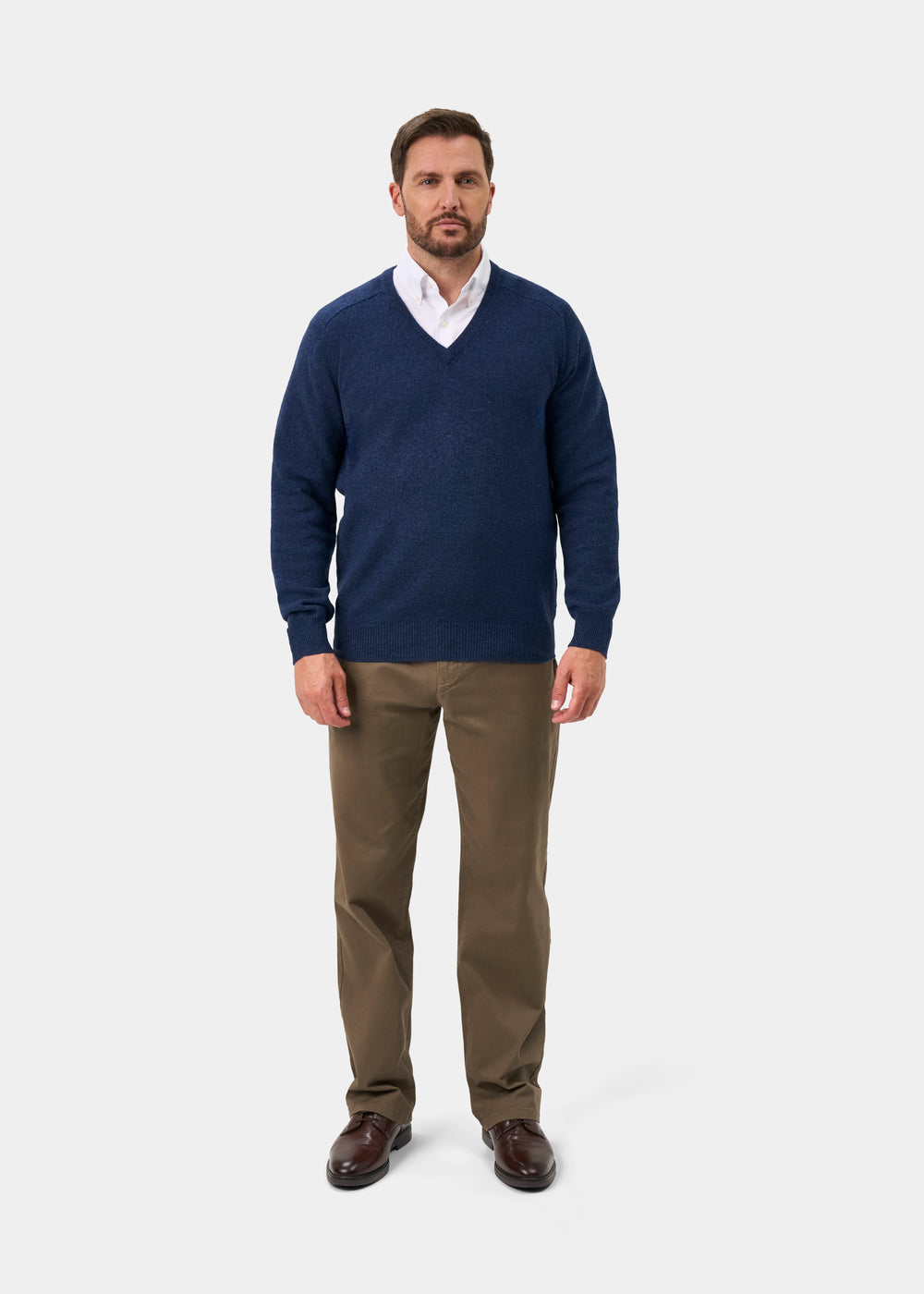 Hampshire Lambswool Jumper in Rhapsody - Classic Fit