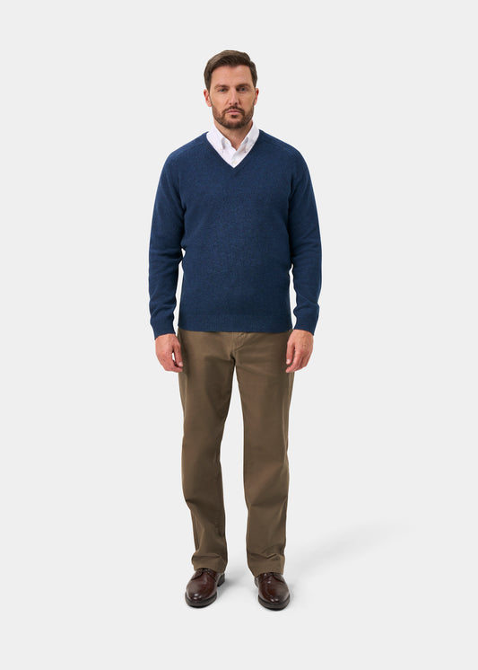 Kilsyth Men's Lambswool Jumper in Rhapsody - Regular Fit