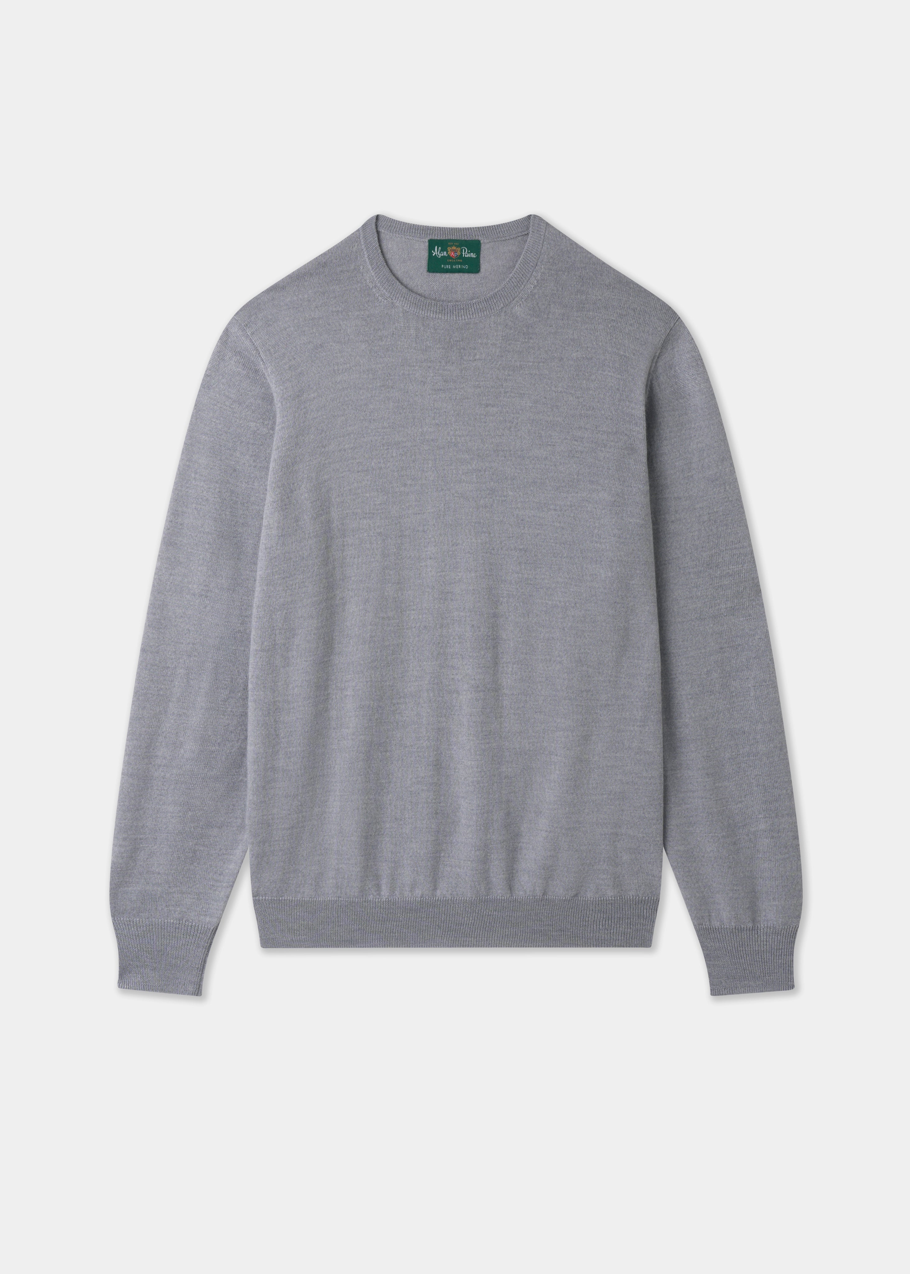 Men's Grey Jumpers | Grey Cardigans – Alan Paine