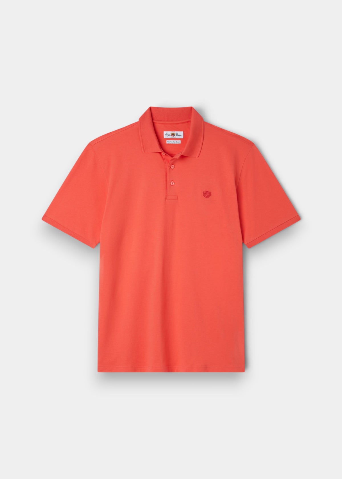 Fritton Pique Polo Shirt In Coral