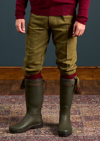 Rutland Men's Tweed Shooting Breeks In Lichen