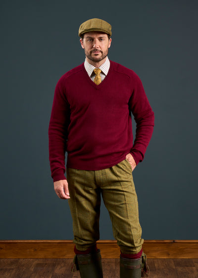 Rutland Men's Tweed Shooting Breeks In Lichen