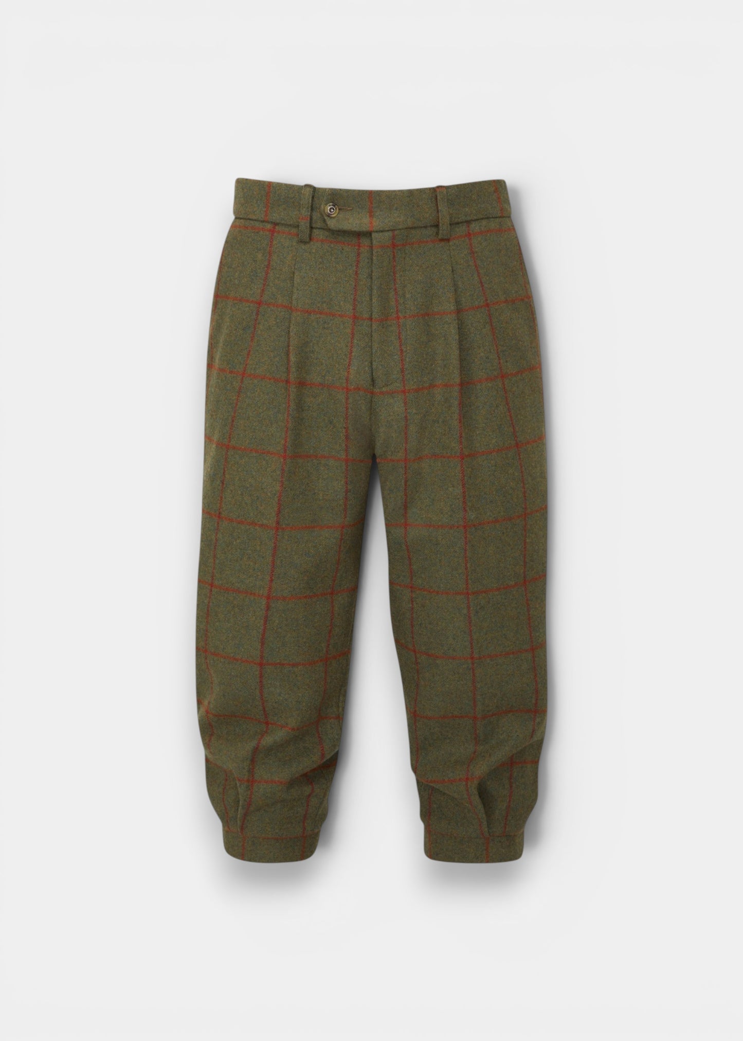 Combrook Men's Tweed Water Repellent Plus Fours in Reed -  Regular Fit