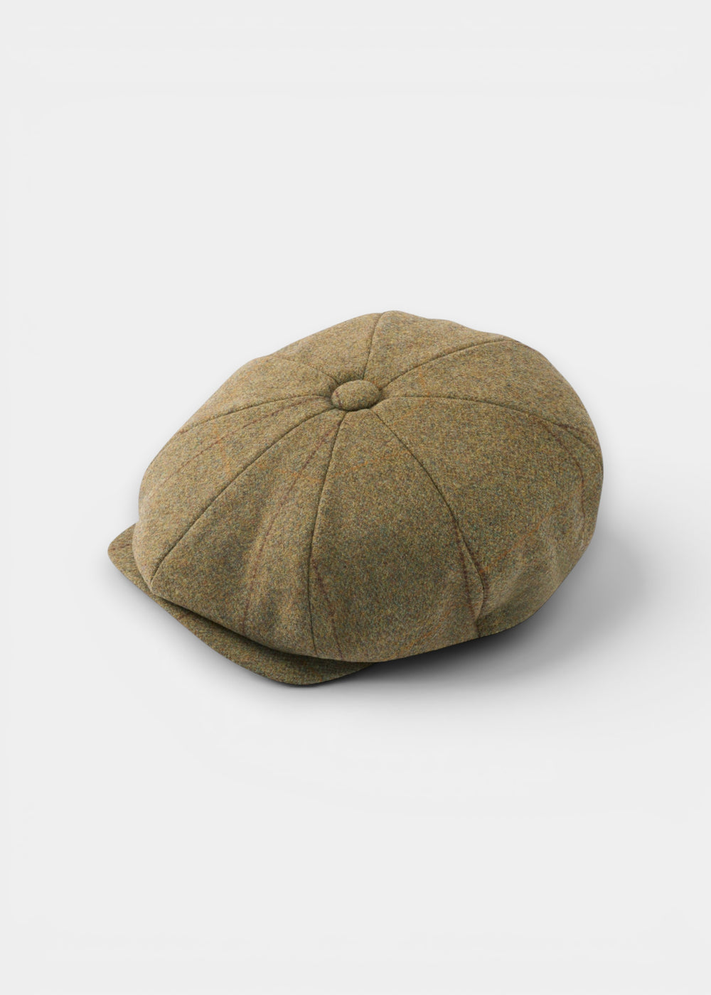 Combrook Ladies Tweed Water Repellent Cap in Grove  -  Regular Fit