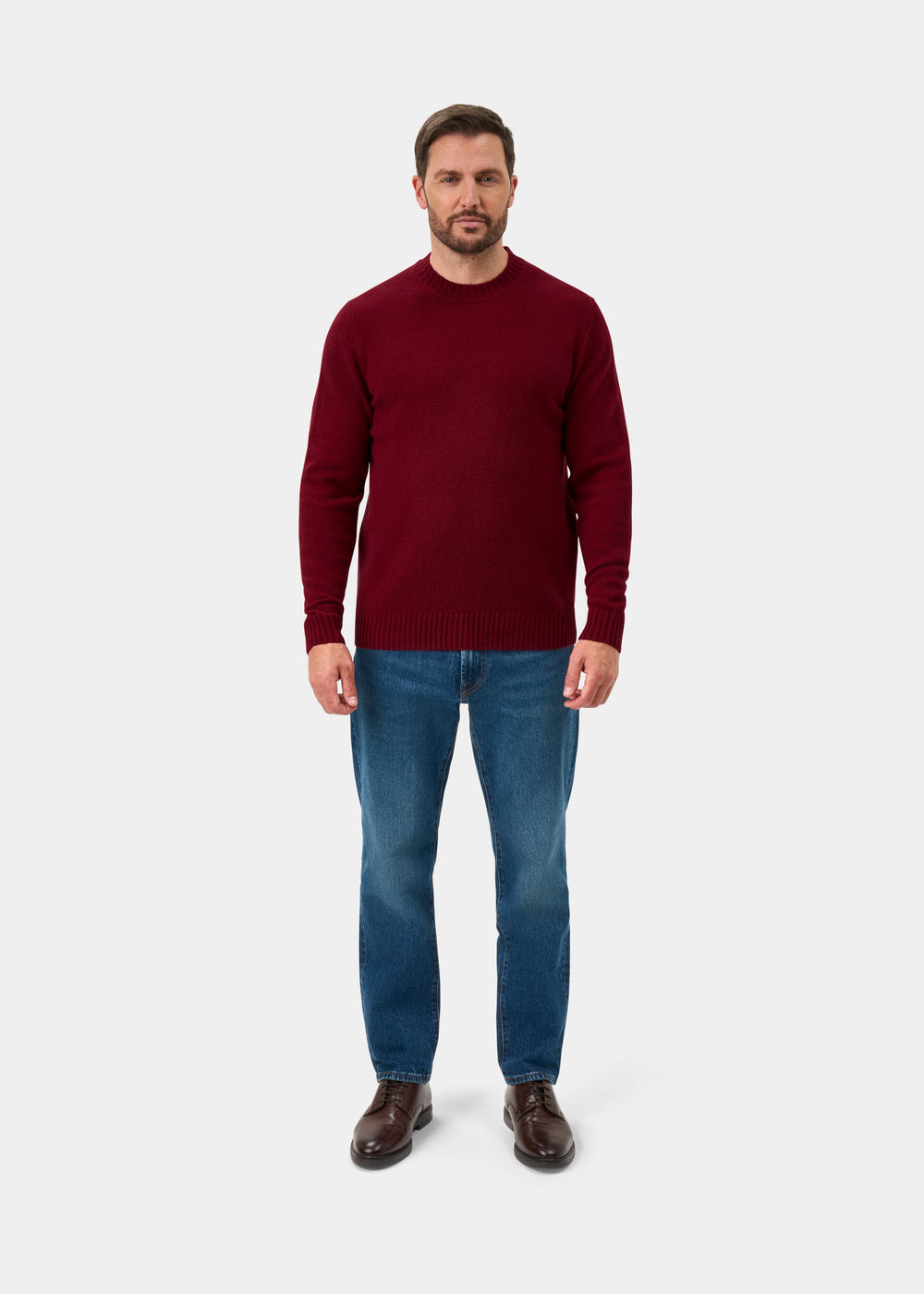 Kinnadie Supersoft Shetland Jumper In Venetian - Regular Fit