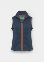 Aylsham Ladies Fleece Gilet In Blue Steel - Regular Fit