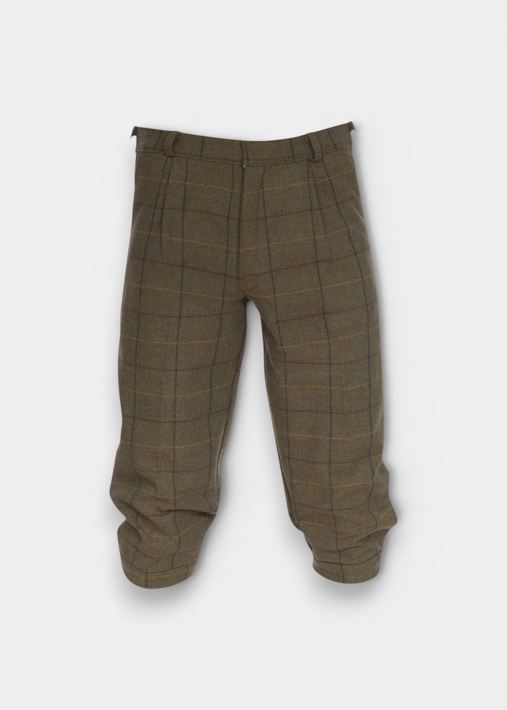 Rutland Men's Tweed Water Repellent Shooting Breeks in Dark Moss  -  Regular Fit