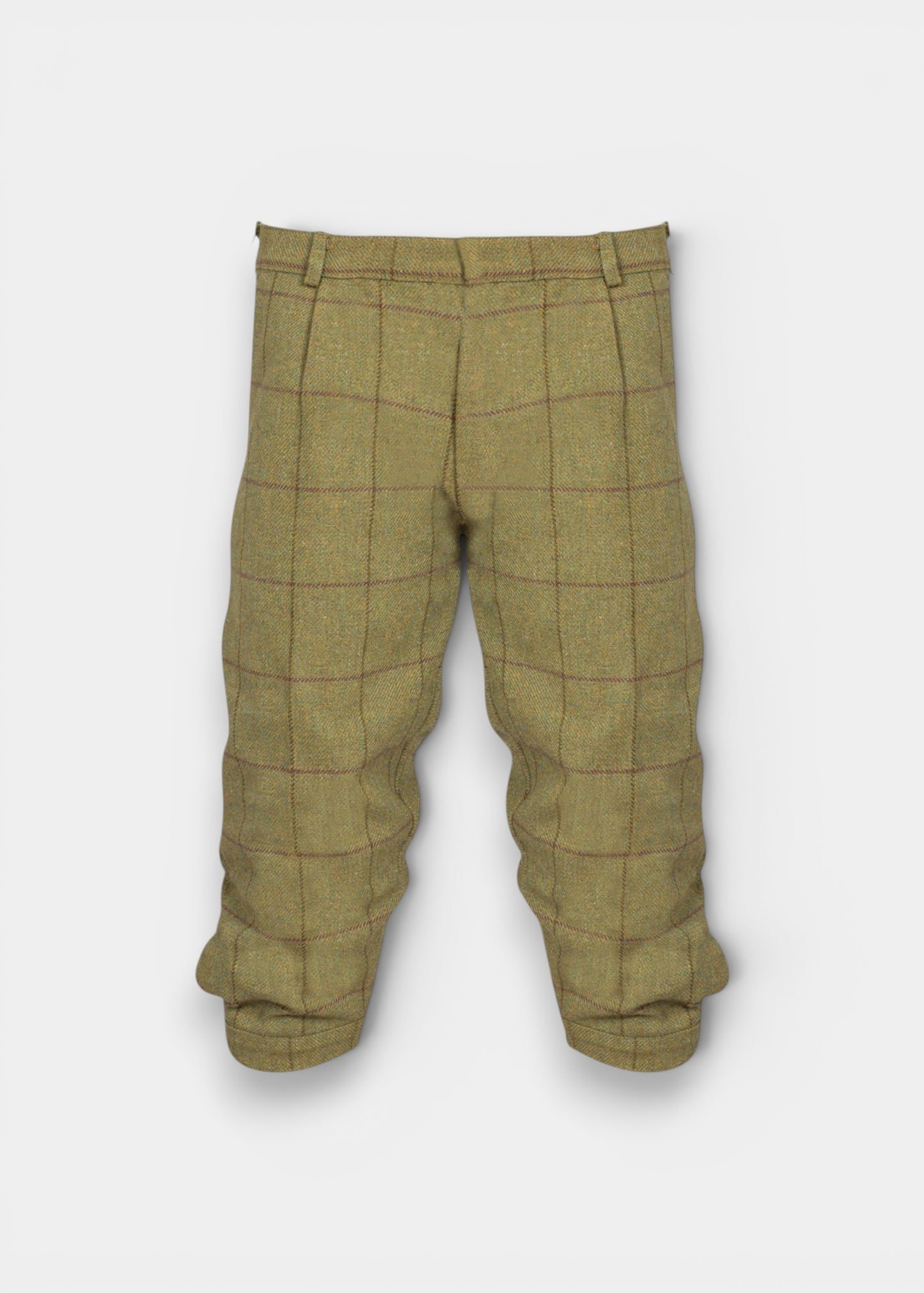 Rutland Men's Tweed Water Repellent Shooting Breeks in Lichen  -  Regular Fit