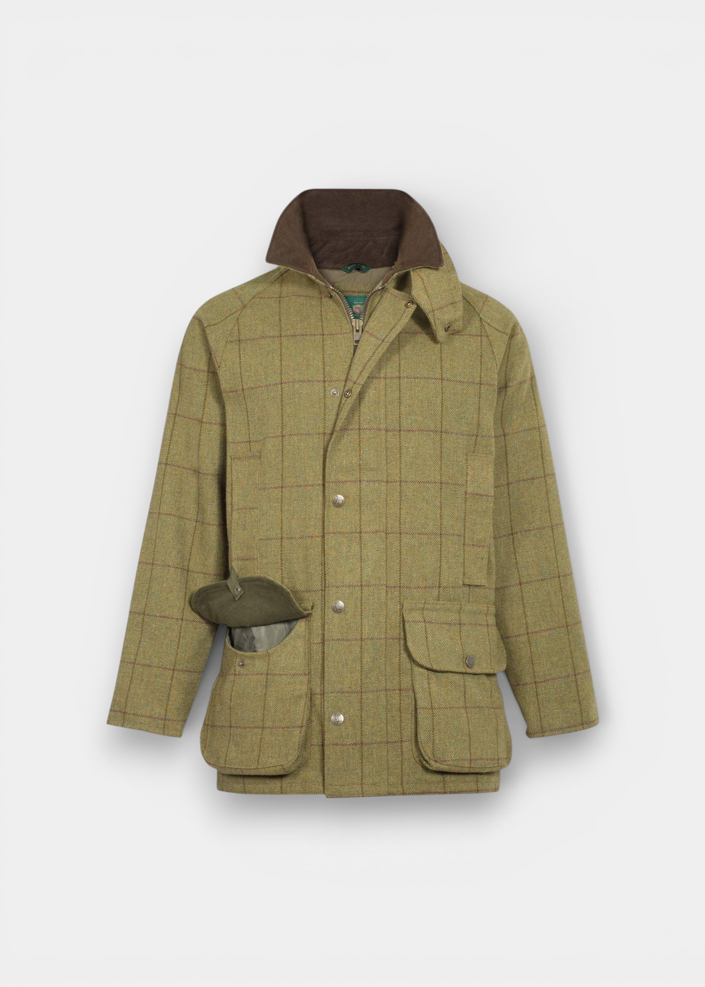 Rutland Men's Tweed Shooting Coat In Lichen – Alan Paine