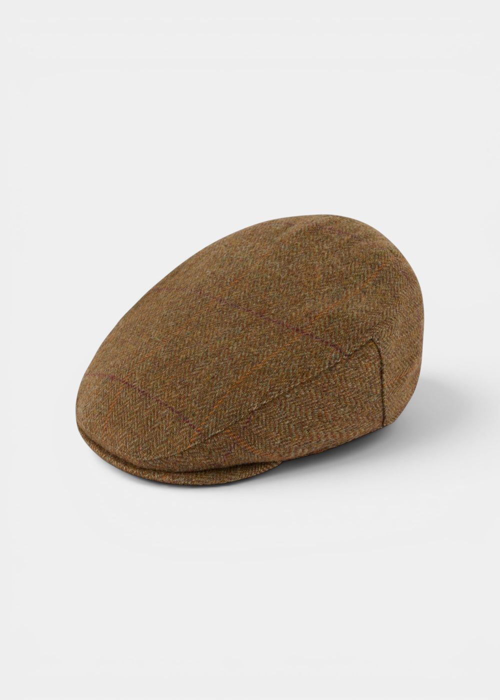 Rutland Men's Tweed Waterproof Flat Cap in Birch -  Regular Fit