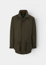 Willsden Men's Waterproof Coat In Olive - Regular Fit