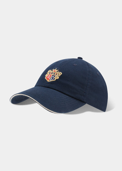 Children's Cotton Baseball Cap In Navy