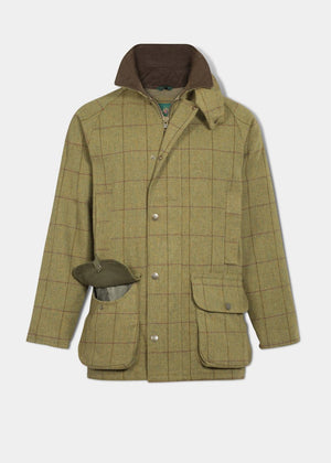 Rutland Children's Tweed Coat In Lichen – Alan Paine